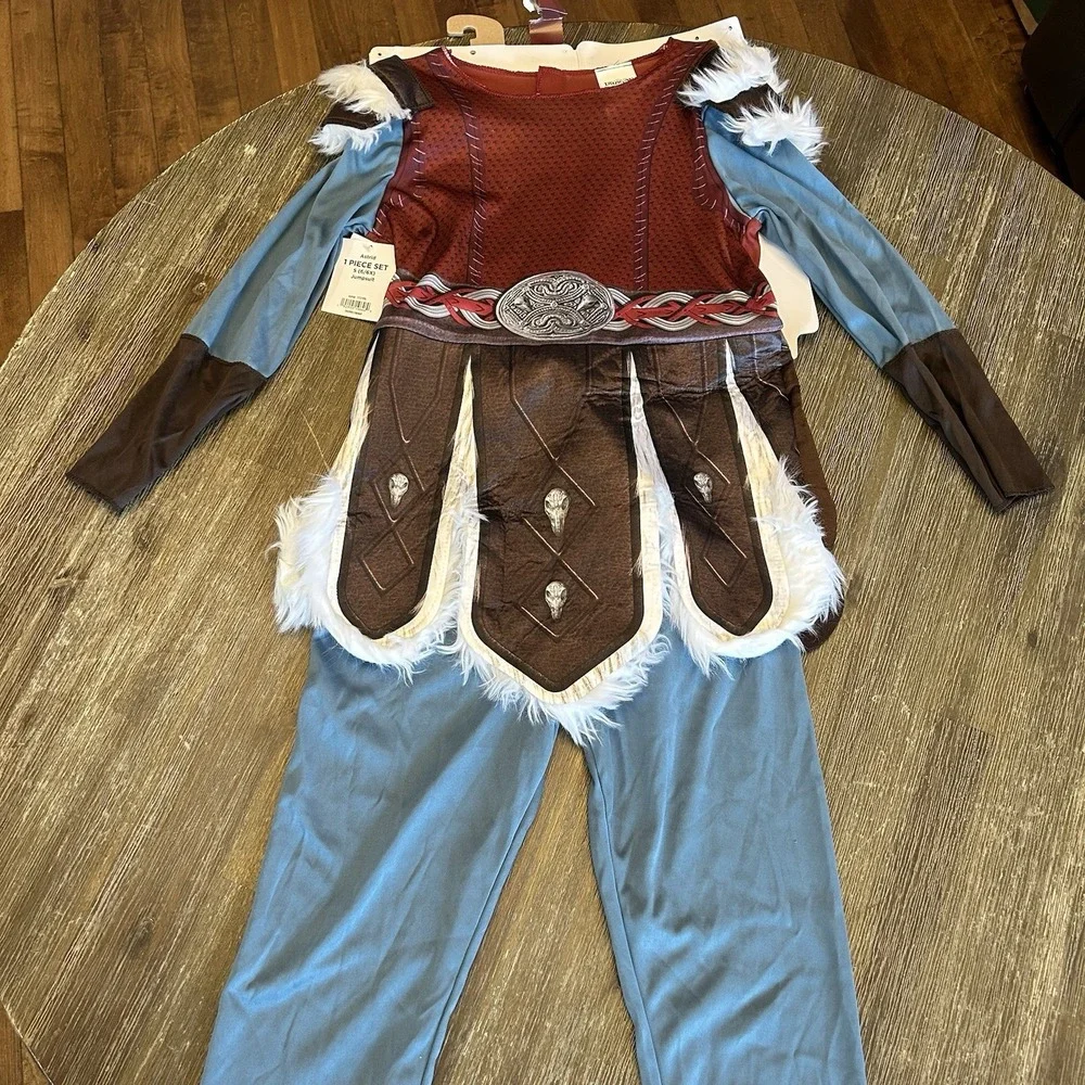 How to Train Your Dragon Astrid Costume Kids Size 6/6X Jumpsuit DreamWorks